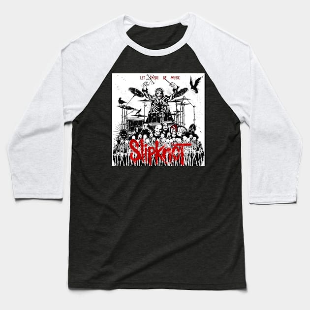 Joey Jordison Baseball T-Shirt by rippyshbarcus